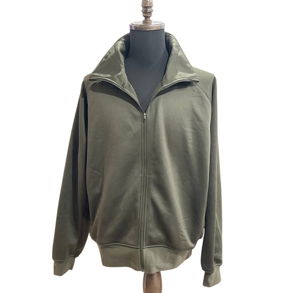 Lululemon Mens Olive Green Zip-Up Track Jacket Large - Picture 3 of 7